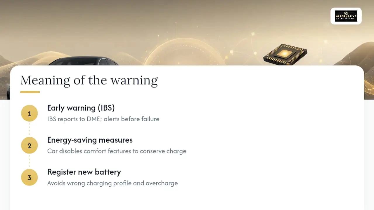 What Does Increased Battery Discharge Mean on a BMW? — overview diagram