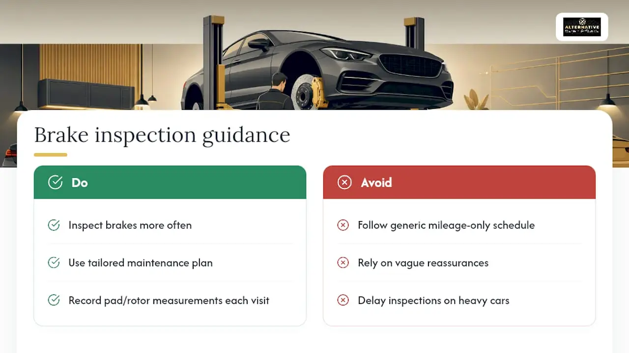 Why European and Performance Cars Deserve Tighter Brake Inspections — overview diagram