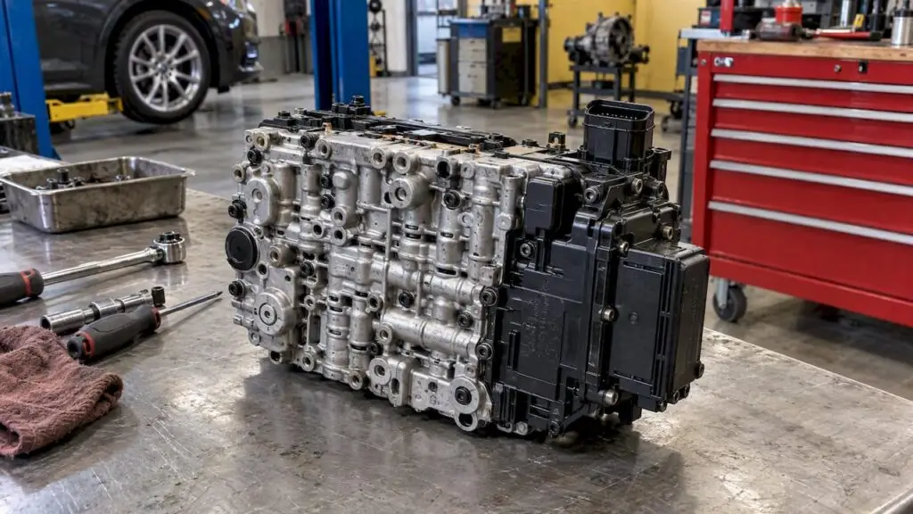 DSG mechatronic valve body and control module